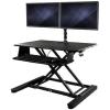 StarTech.com Poste de travail debout pour 2 écrans à fixation VESA jusqu&rsquo;à 24&Prime; avec surface de travail de 89 cm (BNDSTSLGDUAL)