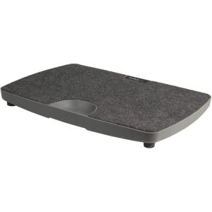 StarTech.com Planche d&rsquo;équilibre pour postes de travail debout avec surface de tapis souple – Plateau de freeman pour bureaux debout kiné – Repose-pied – gris BALBOARD